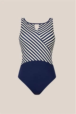 Casoria One Piece Swimsuit - Navy/Off-White