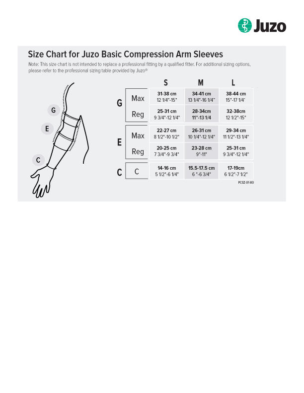 Juzo Soft Compression Sleeve Signature Prints 15-20 mmHg
