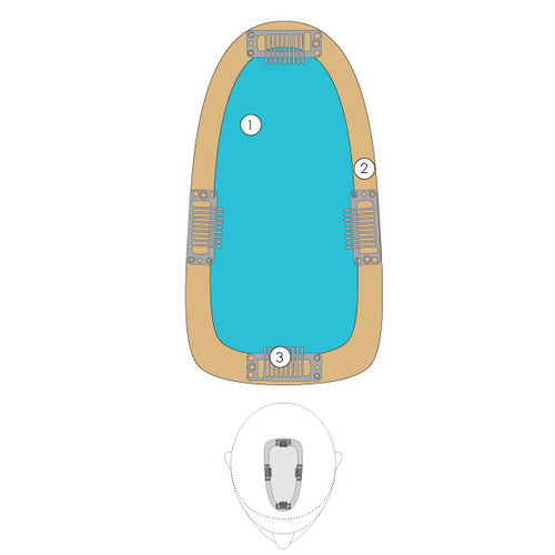 EasiPart 18" Human Hair Topper