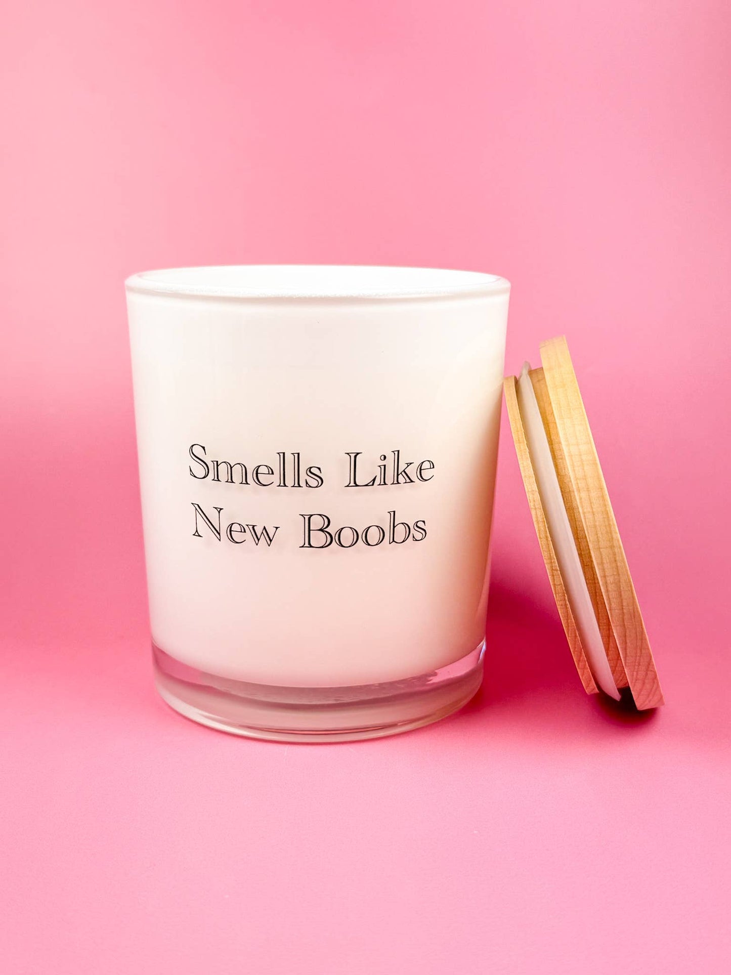 Smells Like New Boobs- Breast Cancer Soy Candle: Prosecco Fizz