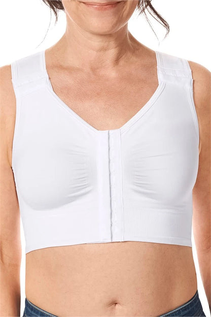 LymphFlow Long Wire-Free Front Closure Bra