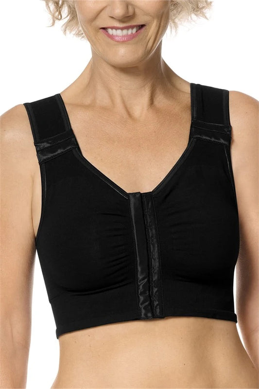 LymphFlow Long Wire-Free Front Closure Bra