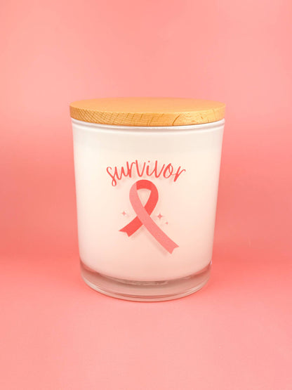 Survivor- Breast Cancer Soy Candle: Cranberry Chutney