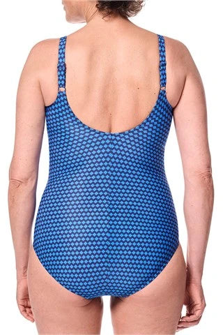 Padua One Piece Swimsuit - Blue/Dark Blue