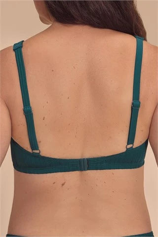 Treviso Wire-Free Bikini Top - Deep Emerald