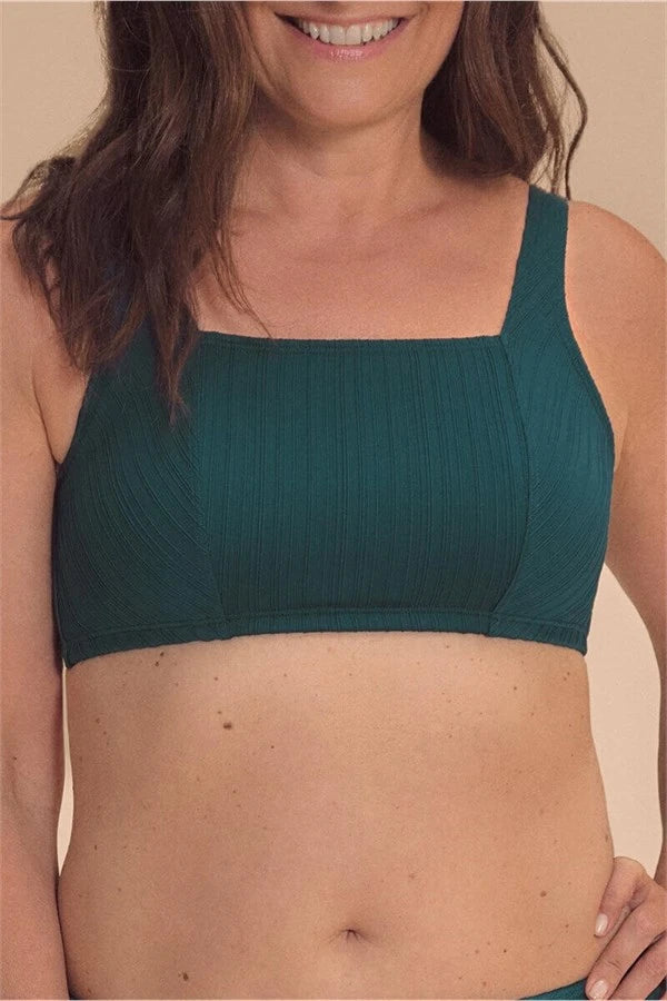 Treviso Wire-Free Bikini Top - Deep Emerald