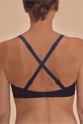 Lazio Wire-Free Bikini Top - Navy