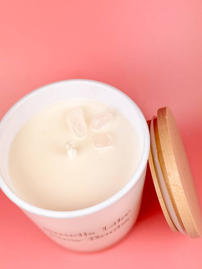 Smells Like New Boobs- Breast Cancer Soy Candle: Prosecco Fizz