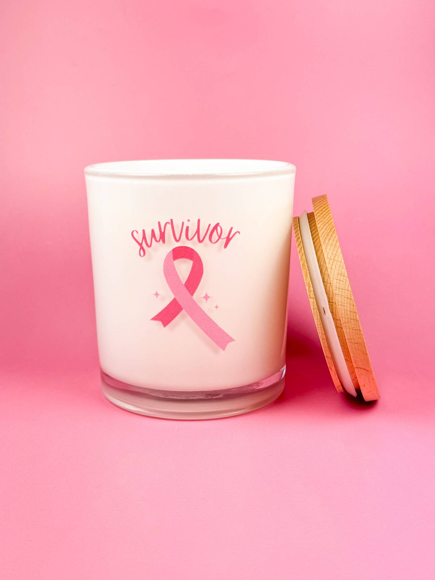 Survivor- Breast Cancer Soy Candle: Cranberry Chutney